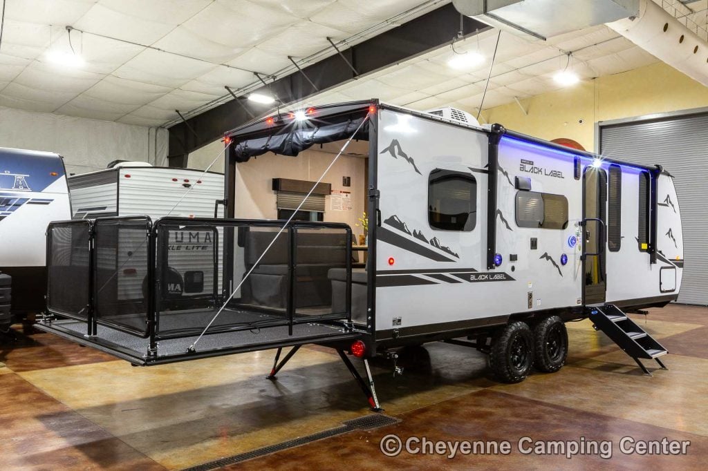 2023 Forest River Cherokee Grey Wolf 22RR Toy Hauler Travel Trailer Enterior Image