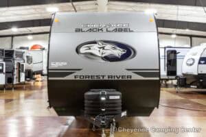 2026 Forest River Cherokee Grey Wolf Black Label 22RRBL Toy Hauler Exterior Image