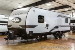 2026 Forest River Cherokee Grey Wolf Black Label 22RRBL Toy Hauler Exterior Image
