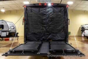 2026 Forest River Cherokee Grey Wolf Black Label 22RRBL Toy Hauler Exterior Image