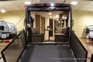 2026 Forest River Cherokee Grey Wolf Black Label 22RRBL Toy Hauler Exterior Image