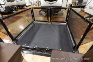 2026 Forest River Cherokee Grey Wolf Black Label 22RRBL Toy Hauler Exterior Image