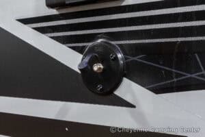 2026 Forest River Cherokee Grey Wolf Black Label 22RRBL Toy Hauler Exterior Image