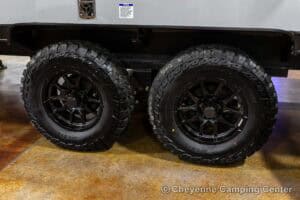 2026 Forest River Cherokee Grey Wolf Black Label 22RRBL Toy Hauler Exterior Image