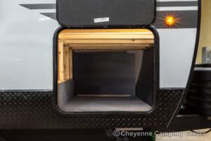 2026 Forest River Cherokee Grey Wolf Black Label 22RRBL Toy Hauler Exterior Image