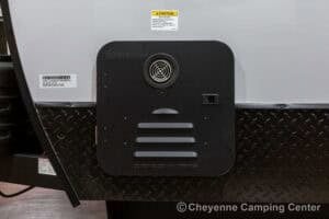 2026 Forest River Cherokee Grey Wolf Black Label 22RRBL Toy Hauler Exterior Image