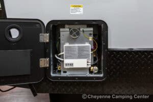 2026 Forest River Cherokee Grey Wolf Black Label 22RRBL Toy Hauler Exterior Image