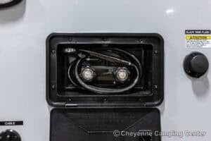 2026 Forest River Cherokee Grey Wolf Black Label 22RRBL Toy Hauler Exterior Image