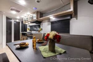 2026 Forest River Cherokee Grey Wolf Black Label 22RRBL Toy Hauler Interior Image