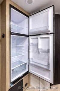 2026 Forest River Cherokee Grey Wolf Black Label 22RRBL Toy Hauler Interior Image