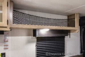 2026 Forest River Cherokee Grey Wolf Black Label 22RRBL Toy Hauler Interior Image