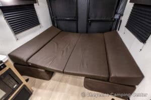 2026 Forest River Cherokee Grey Wolf Black Label 22RRBL Toy Hauler Interior Image