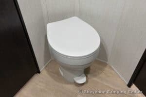 2026 Forest River Cherokee Grey Wolf Black Label 22RRBL Toy Hauler Interior Image