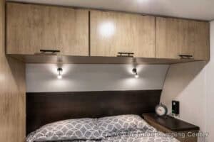 2026 Forest River Cherokee Grey Wolf Black Label 22RRBL Toy Hauler Interior Image