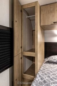 2026 Forest River Cherokee Grey Wolf Black Label 22RRBL Toy Hauler Interior Image