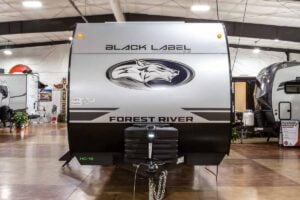 2027 Forest River Cherokee Grey Wolf Black Label 22RRBL Toy Hauler Exterior Image