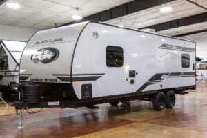 2027 Forest River Cherokee Grey Wolf Black Label 22RRBL Toy Hauler Exterior Image