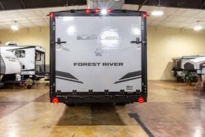 2027 Forest River Cherokee Grey Wolf Black Label 22RRBL Toy Hauler Exterior Image