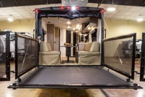 2027 Forest River Cherokee Grey Wolf Black Label 22RRBL Toy Hauler Exterior Image