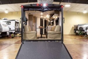 2027 Forest River Cherokee Grey Wolf Black Label 22RRBL Toy Hauler Exterior Image
