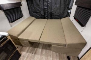 2027 Forest River Cherokee Grey Wolf Black Label 22RRBL Toy Hauler Interior Image