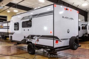 2027 Forest River Cherokee Wolf Pup Black Label 16FQBLW Small Camper Exterior Image