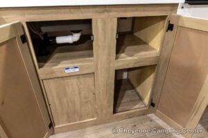 2027 Forest River Cherokee Wolf Pup Black Label 16FQBLW Small Camper Interior Image