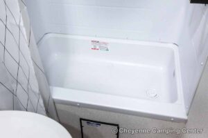 2027 Forest River Cherokee Wolf Pup Black Label 16FQBLW Small Camper Interior Image