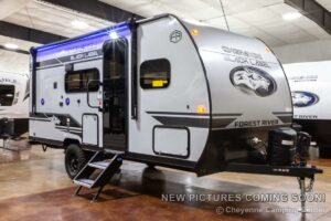 2027 Forest River Cherokee Wolf Pup Black Label 16BHSBLW Small Bunkhouse Travel Trailer Exterior Image
