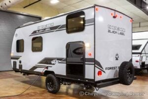2026 Forest River Cherokee Wolf Pup Black Label 16BHSBLW Small Bunkhouse Travel Trailer Exterior Image