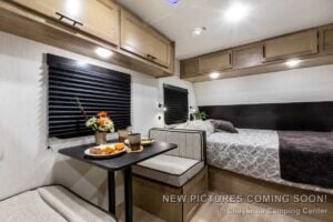 2027 Forest River Cherokee Wolf Pup Black Label 16BHSBLW Small Bunkhouse Travel Trailer Interior Image