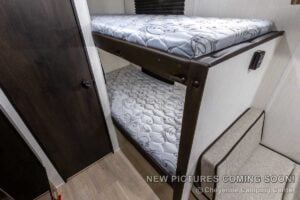 2027 Forest River Cherokee Wolf Pup Black Label 16BHSBLW Small Bunkhouse Travel Trailer Interior Image
