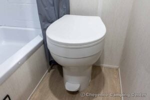 2026 Forest River Cherokee Wolf Pup Black Label 16BHSBLW Small Bunkhouse Travel Trailer Interior Image