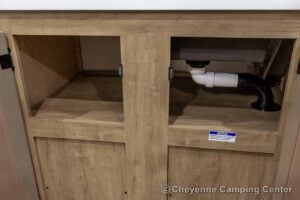 2026 Forest River Cherokee Wolf Pup Black Label 16BHSBLW Small Bunkhouse Travel Trailer Interior Image