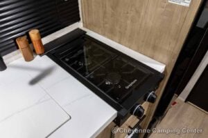 2026 Forest River Cherokee Wolf Pup Black Label 16BHSBLW Small Bunkhouse Travel Trailer Interior Image