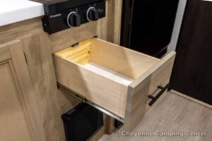 2026 Forest River Cherokee Wolf Pup Black Label 16BHSBLW Small Bunkhouse Travel Trailer Interior Image