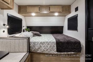 2027 Forest River Cherokee Wolf Pup Black Label 16BHSBLW Small Bunkhouse Travel Trailer Interior Image