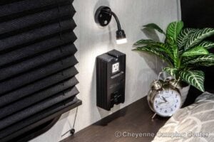 2026 Forest River Cherokee Wolf Pup Black Label 16BHSBLW Small Bunkhouse Travel Trailer Interior Image