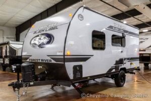 2026 Forest River Cherokee Wolf Pup Black Label 16FQBLW Small Camper Exterior Image