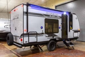 2026 Forest River Cherokee Wolf Pup Black Label 16FQBLW Small Camper Exterior Image