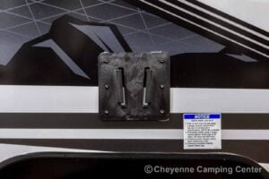 2026 Forest River Cherokee Wolf Pup Black Label 16FQBLW Small Camper Exterior Image