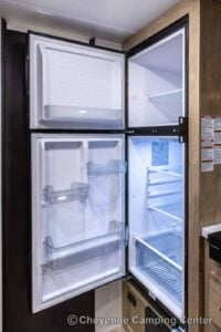 2026 Forest River Cherokee Wolf Pup Black Label 16FQBLW Small Camper Interior Image