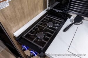 2026 Forest River Cherokee Wolf Pup Black Label 16FQBLW Small Camper Interior Image