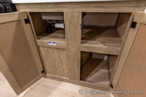 2026 Forest River Cherokee Wolf Pup Black Label 16FQBLW Small Camper Interior Image