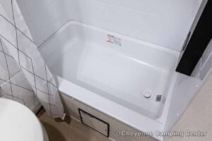 2026 Forest River Cherokee Wolf Pup Black Label 16FQBLW Small Camper Interior Image