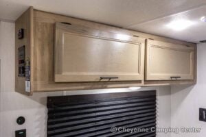 2026 Forest River Cherokee Wolf Pup Black Label 16FQBLW Small Camper Interior Image