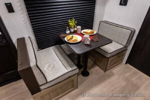 2026 Forest River Cherokee Wolf Pup Black Label 16FQBLW Small Camper Interior Image