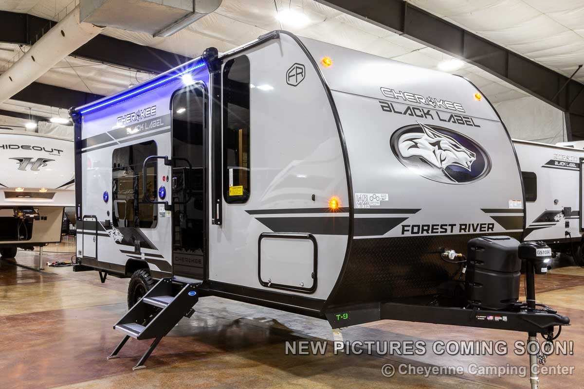 2027 Forest River Cherokee Wolf Pup Black Label 16FQBLW Small Camper Enterior Image