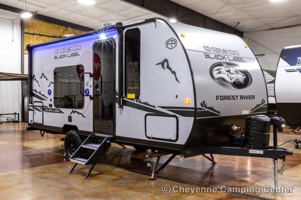 2025 Forest River Cherokee Wolf Pup Black Label 16KHWBL Small Camper Enterior Image