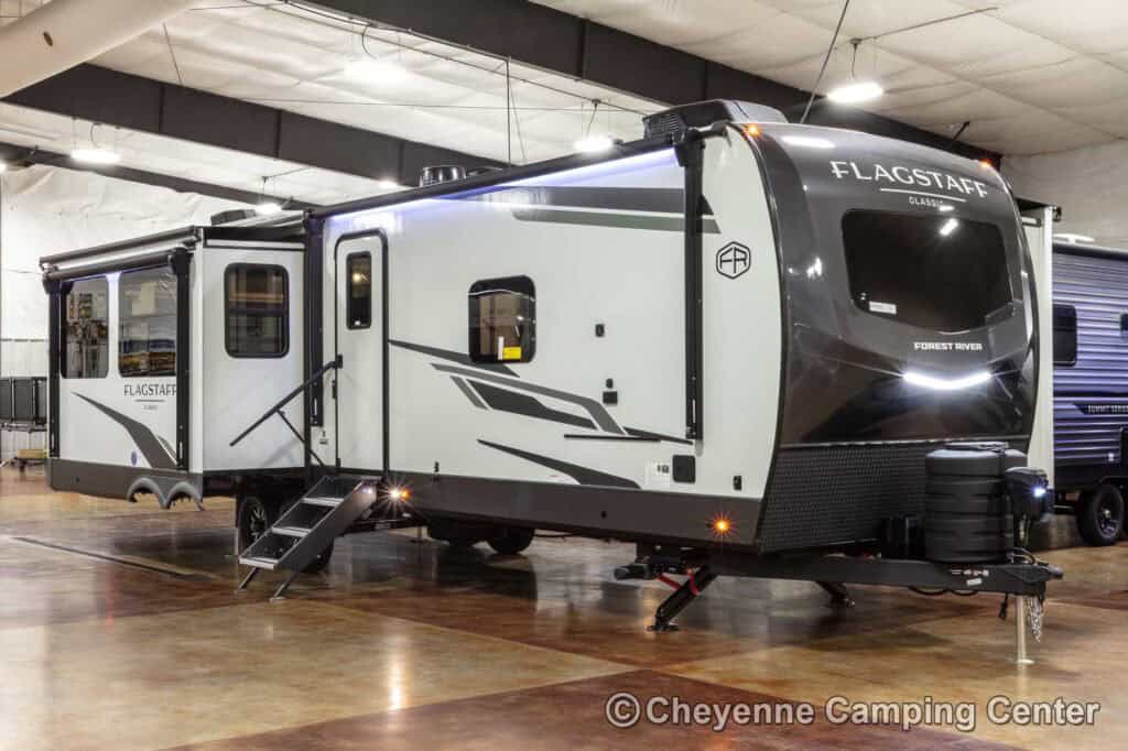 2026 Forest River Flagstaff Classic 832IKRL Couples Travel Trailer Exterior Image
